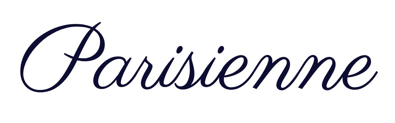 Parisienne classic slanted cursive font sample